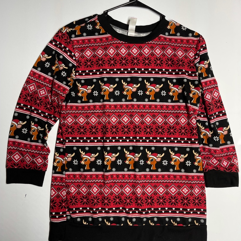 Rudolph red nose reindeer sweater large
